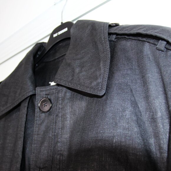 SS16 MAISON MARTIN MARGIELA LINEN TRENCH COAT 52 - Picture 4 of 12